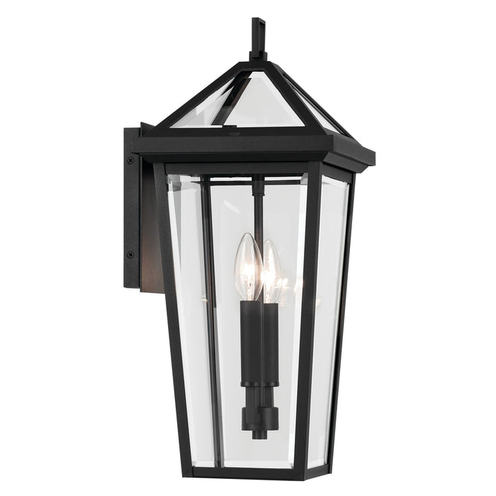 Kichler 59126BKT Two Light Outdoor Wall Mount, Textured Black