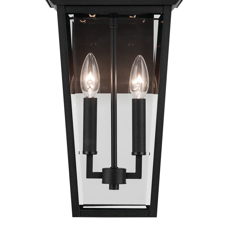 Kichler 59126BKT Two Light Outdoor Wall Mount, Textured Black