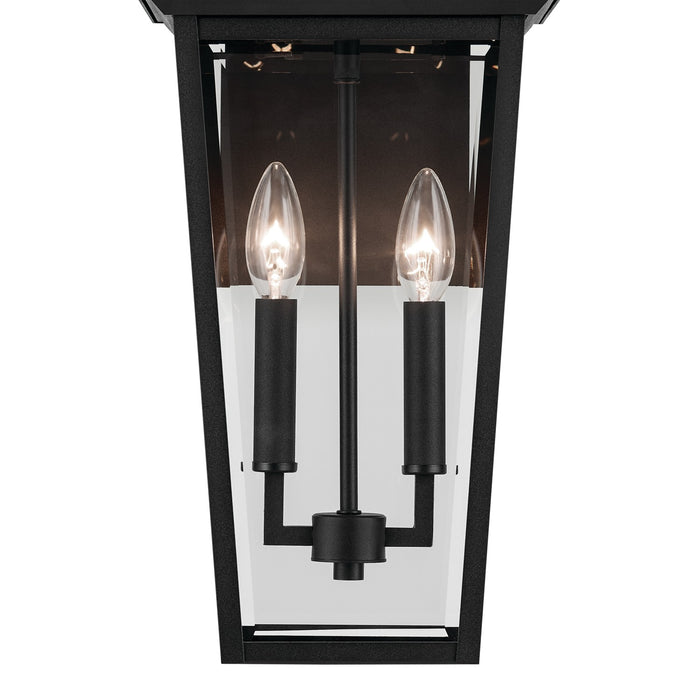 Kichler 59126BKT Two Light Outdoor Wall Mount, Textured Black
