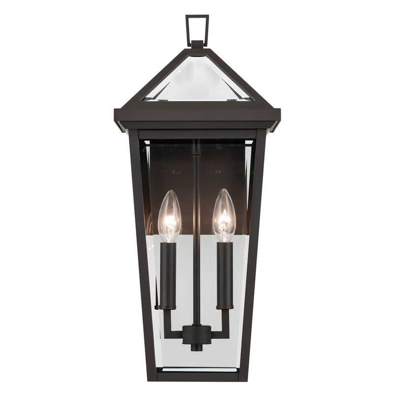 Kichler 59126OZ Two Light Outdoor Wall Mount, Olde Bronze