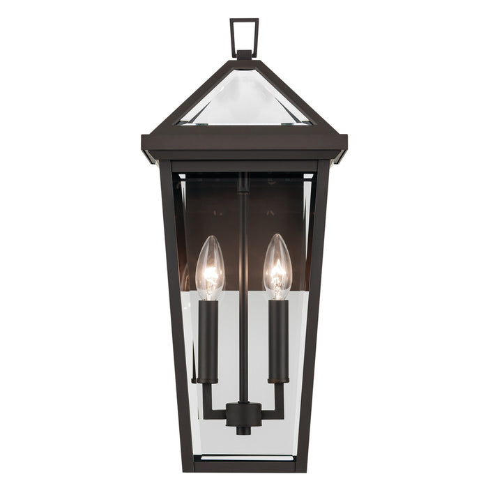 Kichler 59126OZ Two Light Outdoor Wall Mount, Olde Bronze