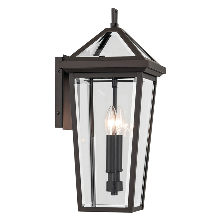 Kichler 59126OZ Two Light Outdoor Wall Mount, Olde Bronze