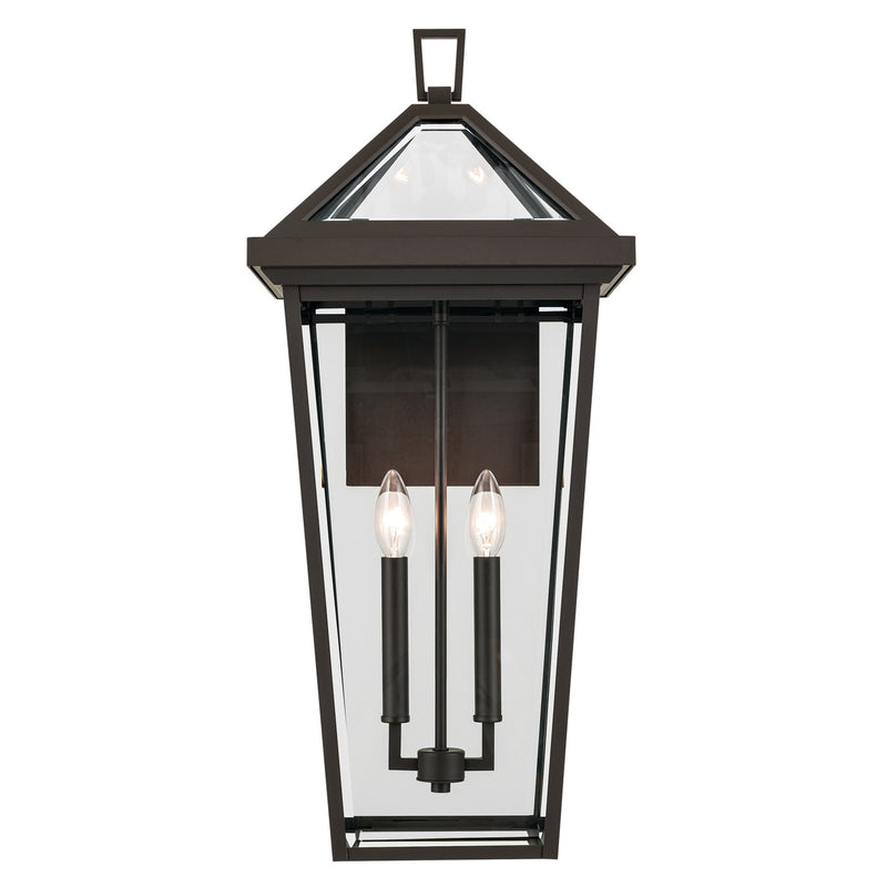 Kichler 59127OZ Two Light Outdoor Wall Mount, Olde Bronze