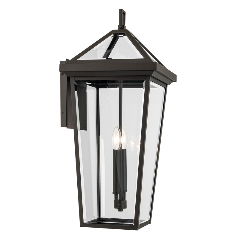 Kichler 59127OZ Two Light Outdoor Wall Mount, Olde Bronze