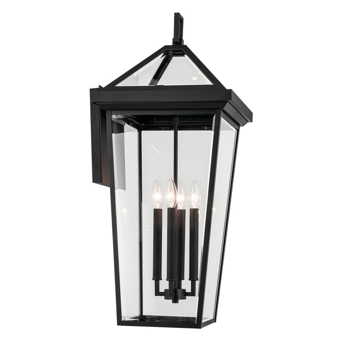 Kichler 59128BKT Four Light Outdoor Wall Mount, Textured Black