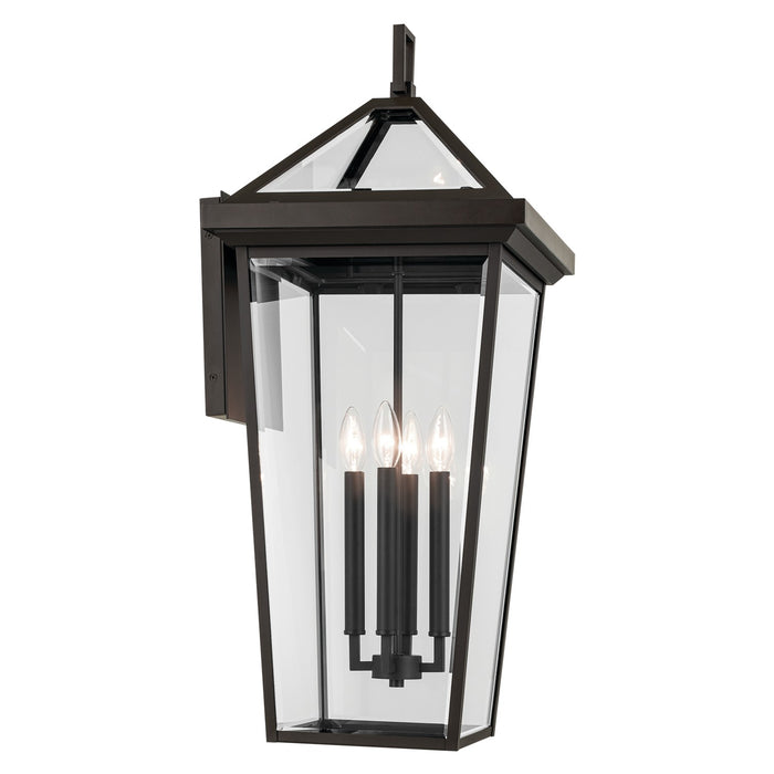 Kichler 59128OZ Four Light Outdoor Wall Mount, Olde Bronze
