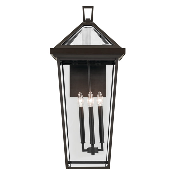 Kichler 59128OZ Four Light Outdoor Wall Mount, Olde Bronze