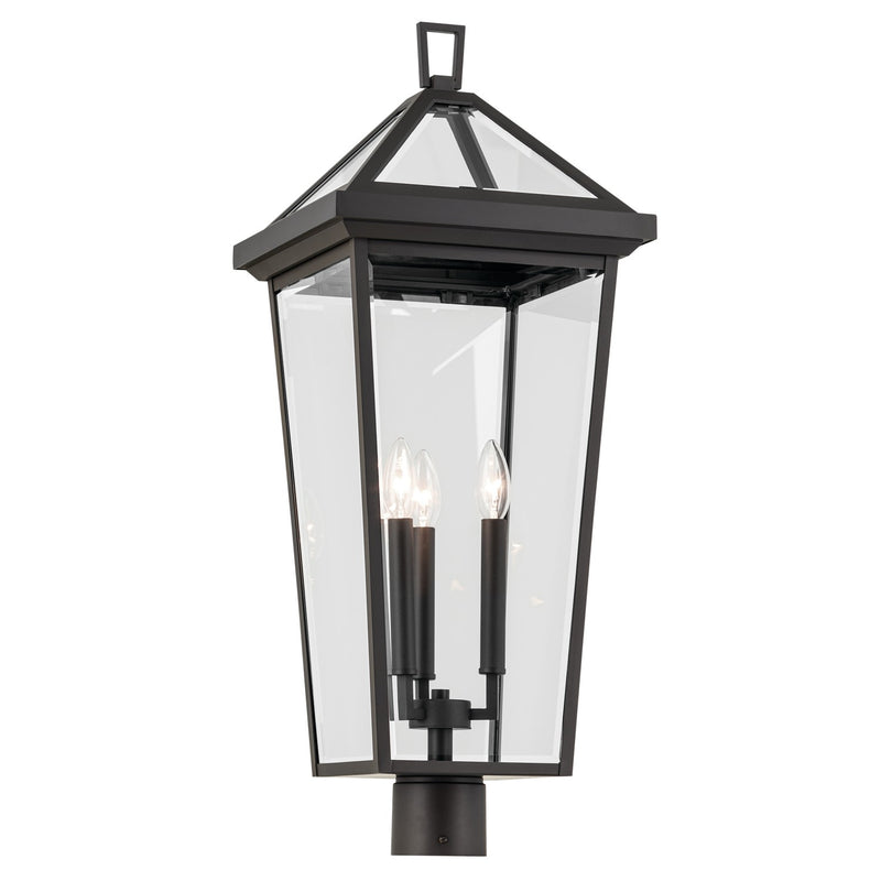 Kichler 59129OZ Three Light Outdoor Post Mount, Olde Bronze