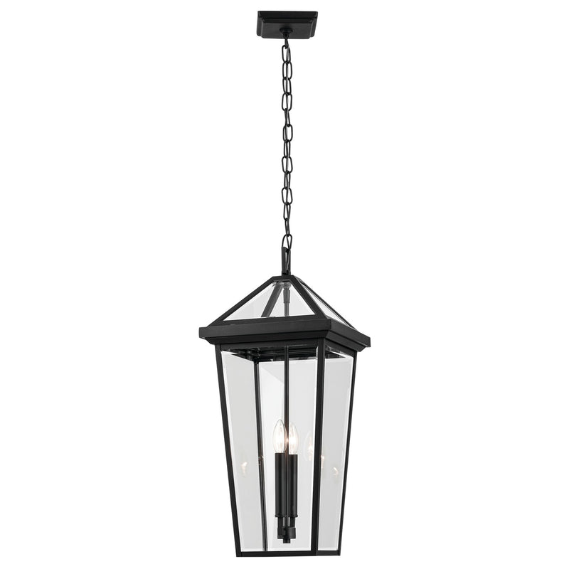 Kichler 59130BKT Two Light Outdoor Pendant, Textured Black