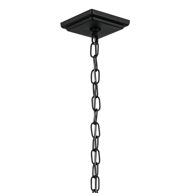 Kichler 59130BKT Two Light Outdoor Pendant, Textured Black