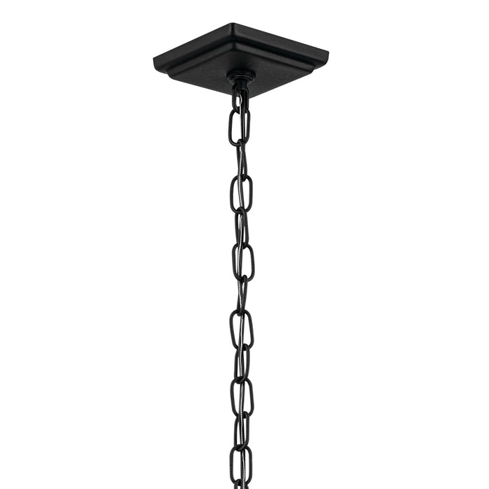 Kichler 59130BKT Two Light Outdoor Pendant, Textured Black