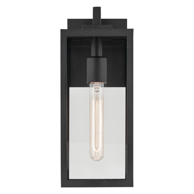 Kichler 59111BKT One Light Outdoor Wall Mount, Textured Black