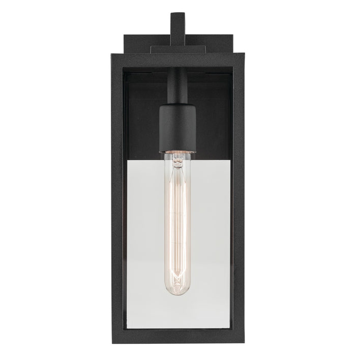 Kichler 59111BKT One Light Outdoor Wall Mount, Textured Black