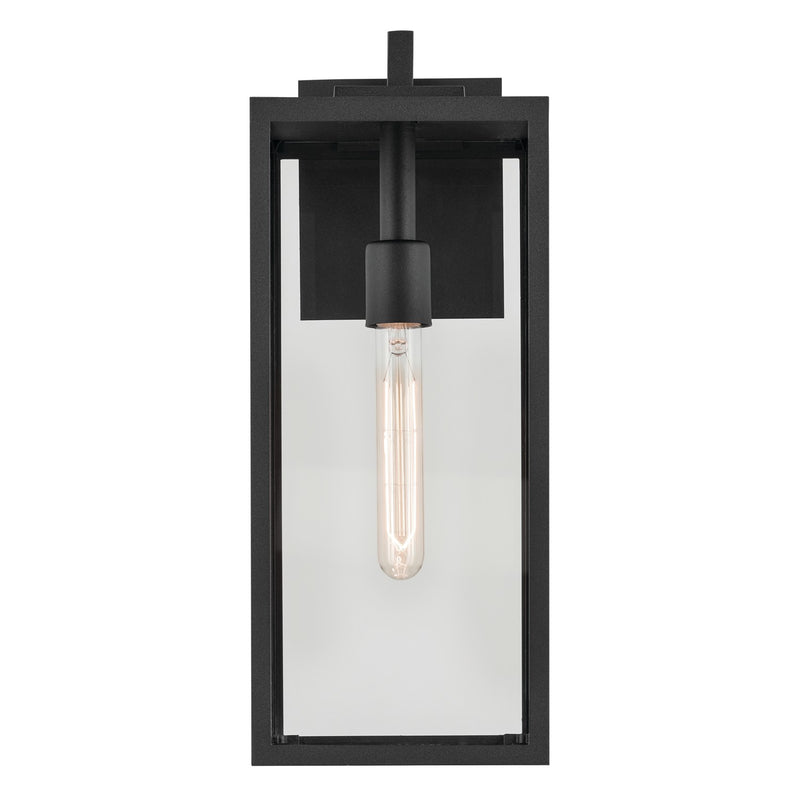 Kichler 59112BKT One Light Outdoor Wall Mount, Textured Black