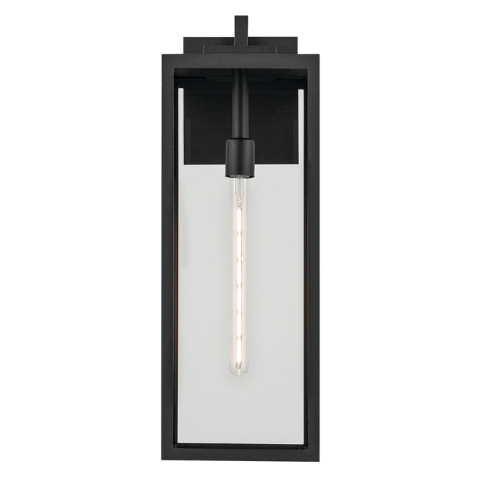 Kichler 59113BKT One Light Outdoor Wall Mount, Textured Black