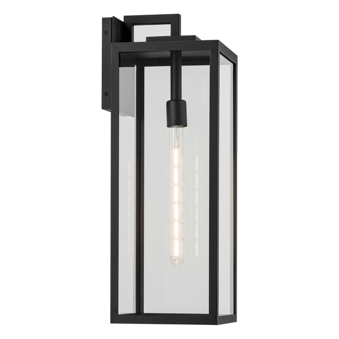 Kichler 59113BKT One Light Outdoor Wall Mount, Textured Black