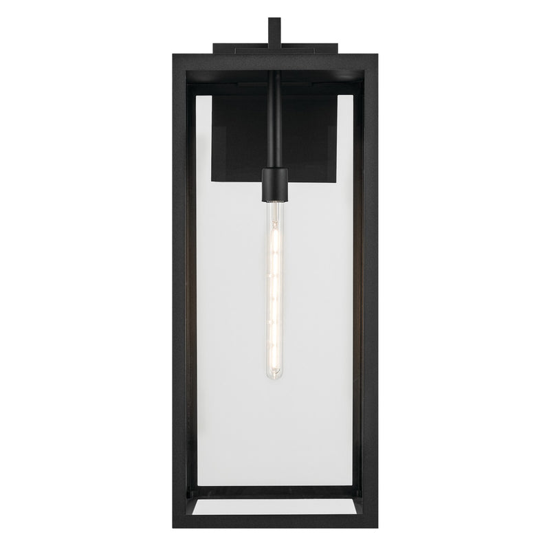 Kichler 59114BKT One Light Outdoor Wall Mount, Textured Black