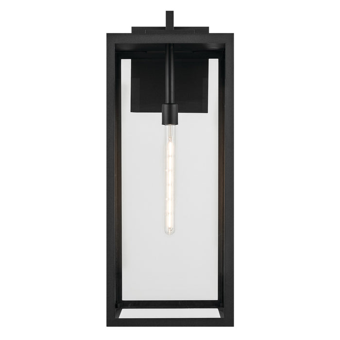 Kichler 59114BKT One Light Outdoor Wall Mount, Textured Black