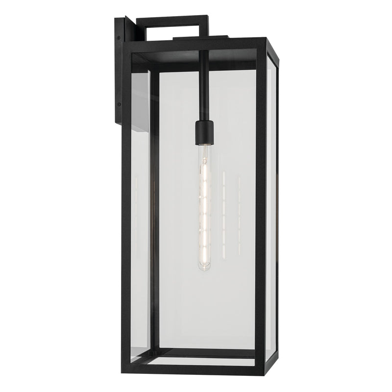 Kichler 59114BKT One Light Outdoor Wall Mount, Textured Black