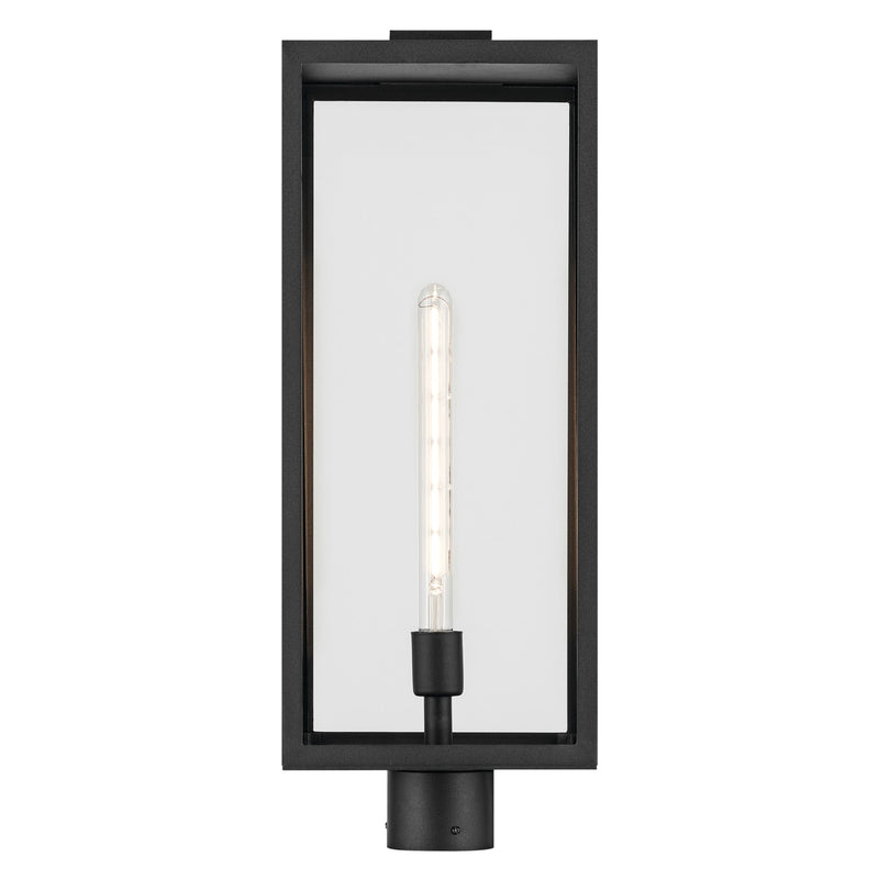 Kichler 59115BKT One Light Outdoor Post Mount, Textured Black