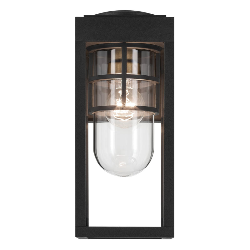 Kichler 59137BKT One Light Outdoor Wall Mount, Textured Black
