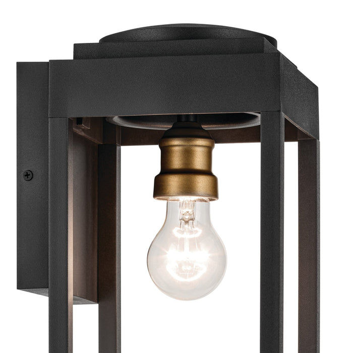 Kichler 59138BKT One Light Outdoor Wall Mount, Textured Black