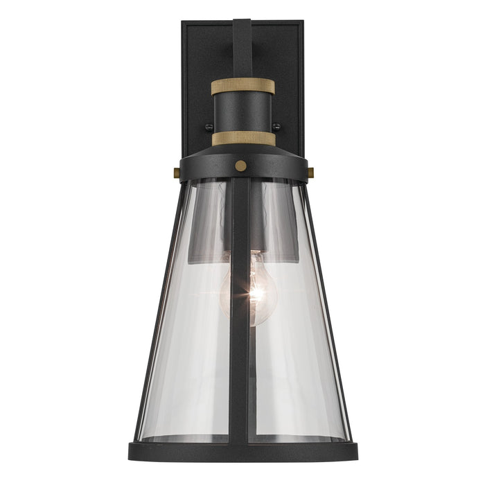 Kichler 59147BKT One Light Outdoor Wall Mount, Textured Black