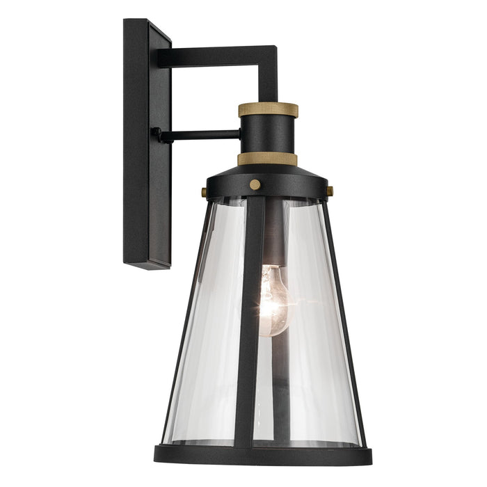 Kichler 59147BKT One Light Outdoor Wall Mount, Textured Black