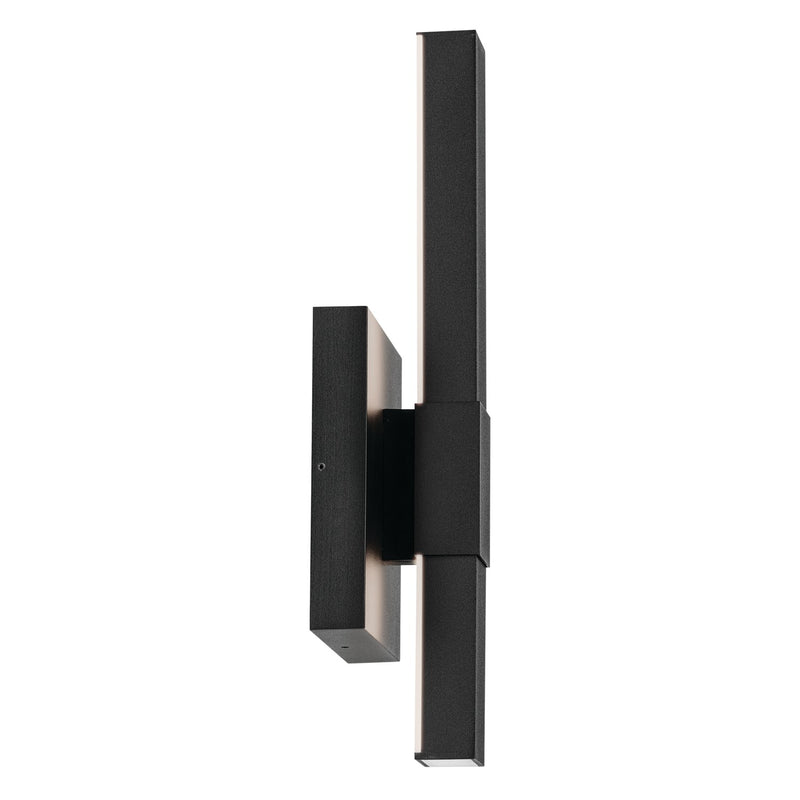 Kichler 59143BKT LED Outdoor Wall Mount, Textured Black