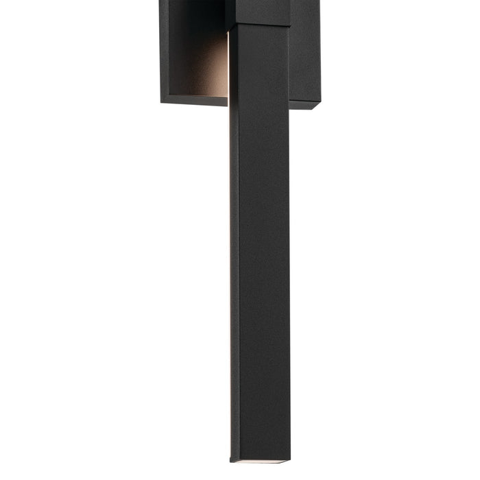 Kichler 59145BKT LED Outdoor Wall Mount, Textured Black