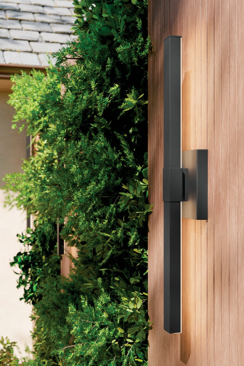 Kichler 59145BKT LED Outdoor Wall Mount, Textured Black
