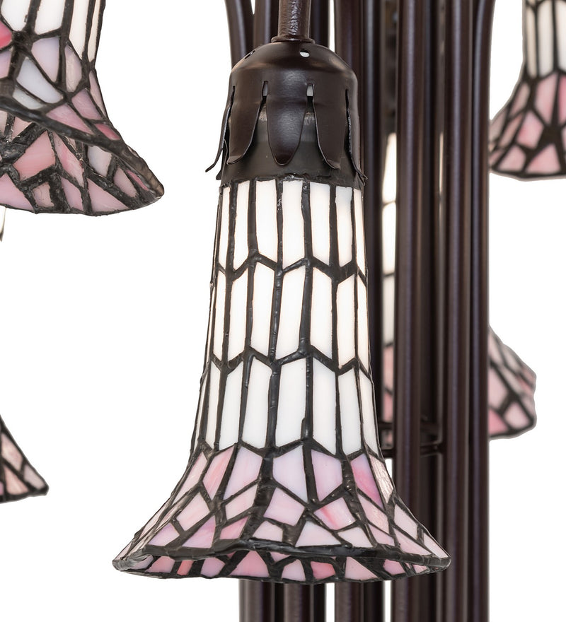 Meyda Tiffany 251703 12 Light Floor Lamp, Mahogany Bronze