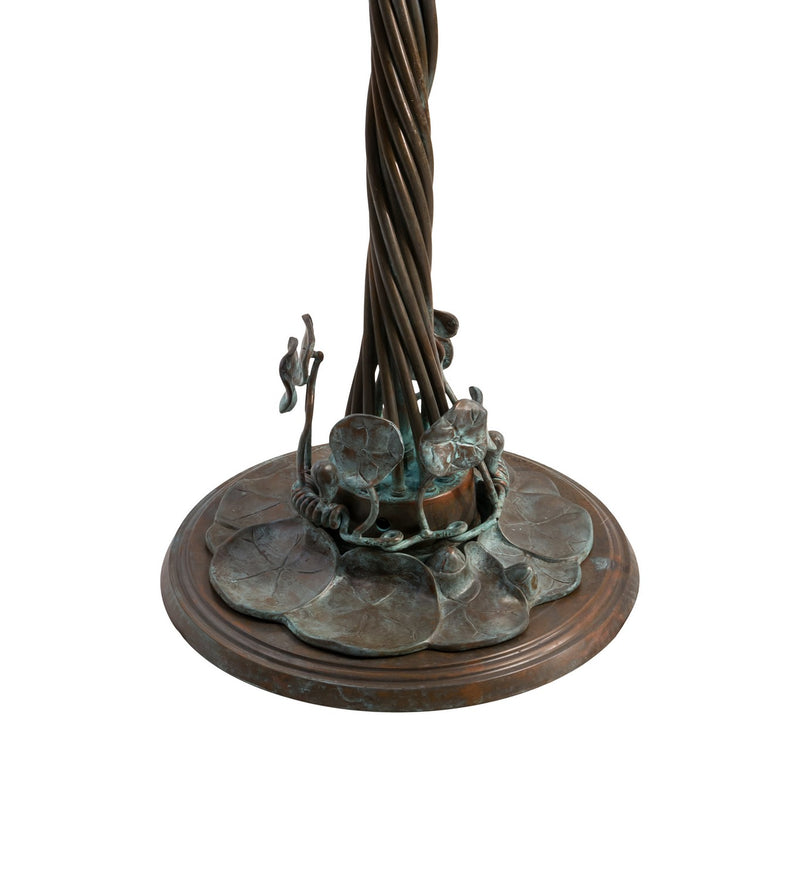 Meyda Tiffany 251703 12 Light Floor Lamp, Mahogany Bronze