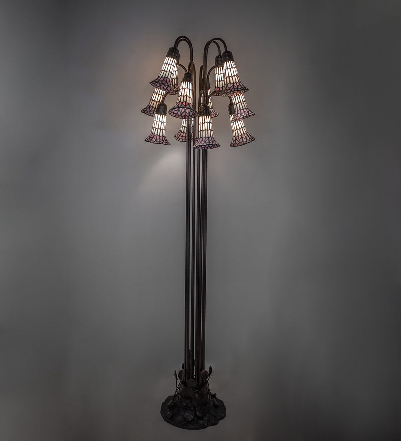 Meyda Tiffany 251703 12 Light Floor Lamp, Mahogany Bronze