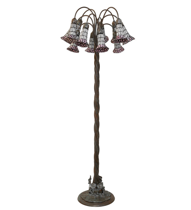 Meyda Tiffany 262128 12 Light Floor Lamp, Bronze