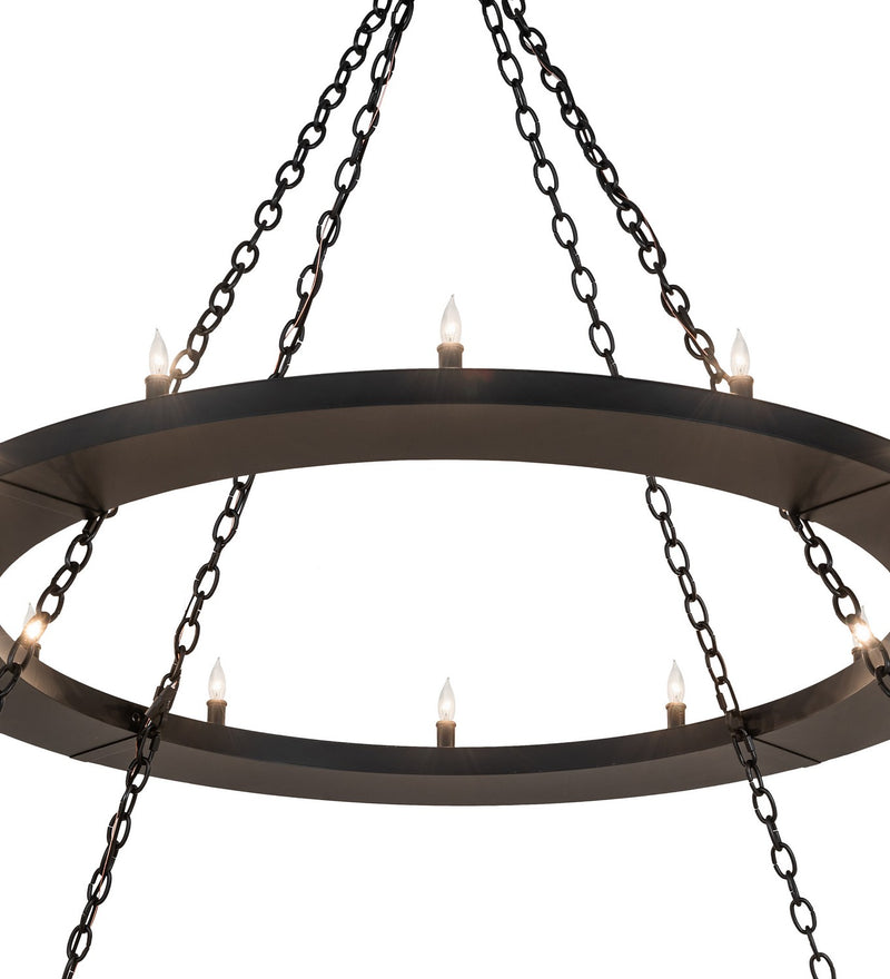Meyda Tiffany 264297 36 Light Chandelier, Solar Black