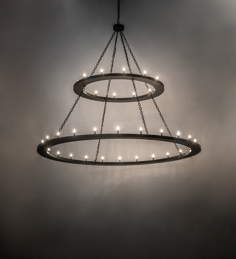 Meyda Tiffany 264297 36 Light Chandelier, Solar Black