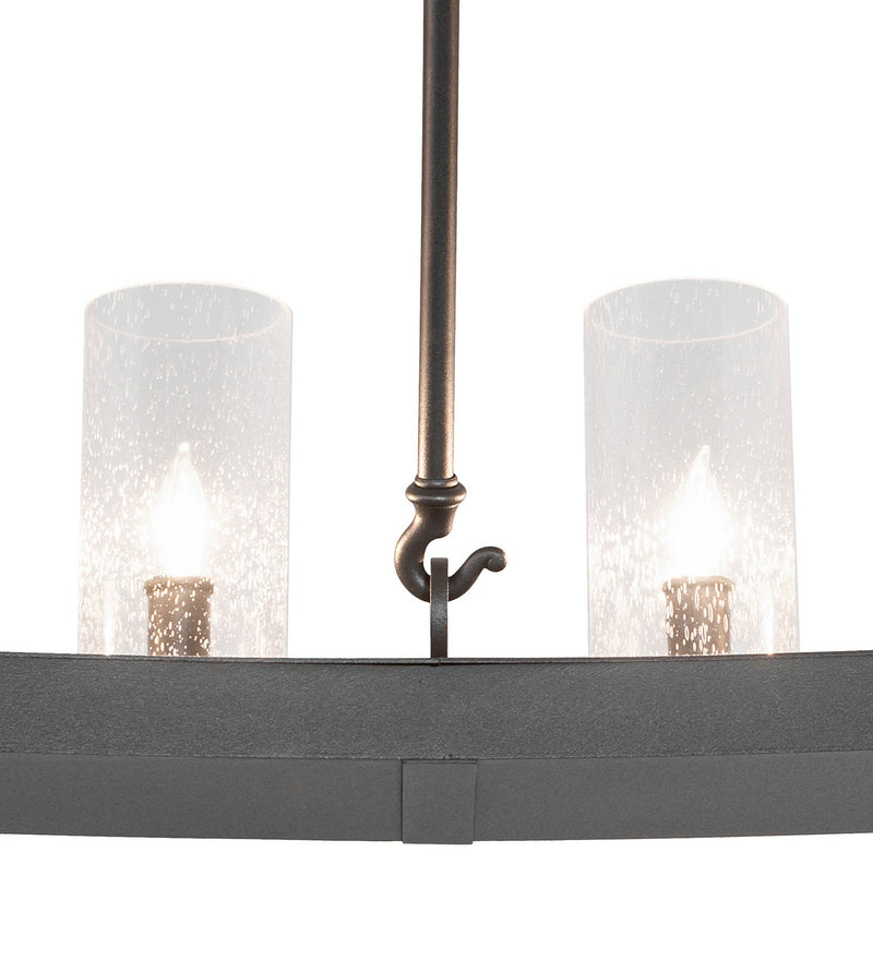 Meyda Tiffany 266798 24 Light Chandelier, Charred Iron