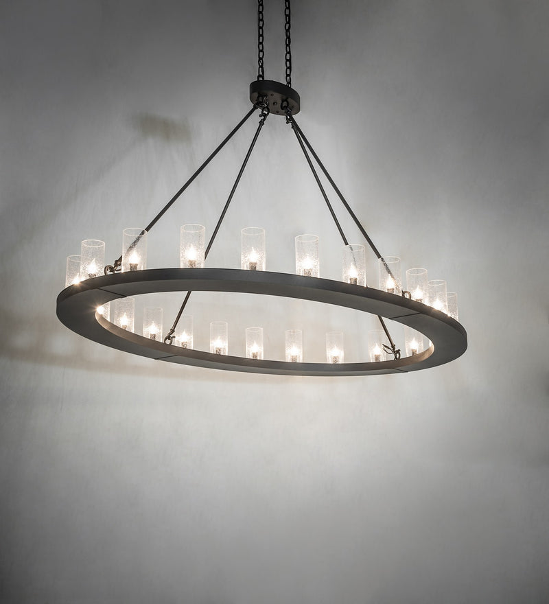 Meyda Tiffany 266798 24 Light Chandelier, Charred Iron