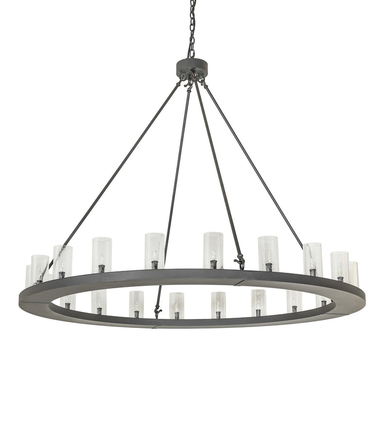 Meyda Tiffany 266803 20 Light Chandelier, Charred Iron