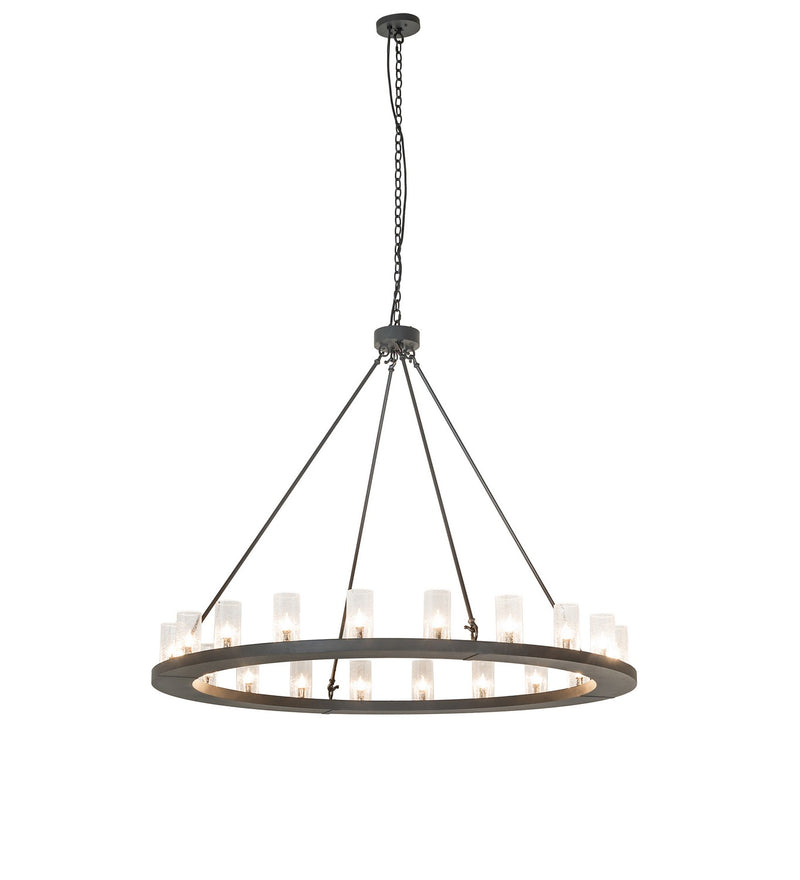 Meyda Tiffany 266803 20 Light Chandelier, Charred Iron