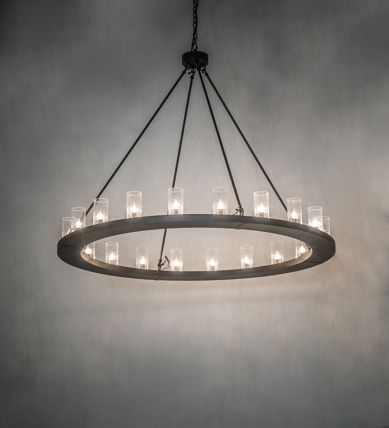 Meyda Tiffany 266803 20 Light Chandelier, Charred Iron