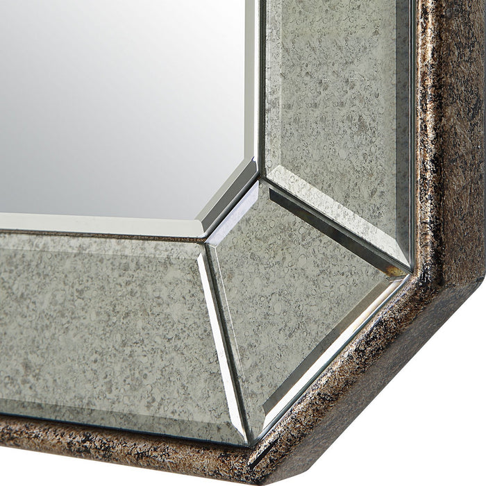 Uttermost 09927 Vanity Mirror, Antiqued Silver