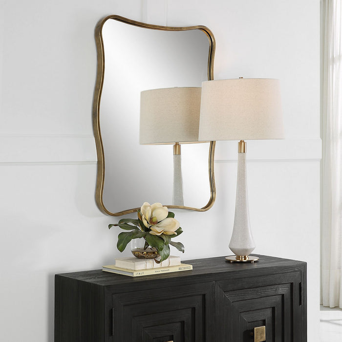 Uttermost 09930 Mirror, Antiqued Gold