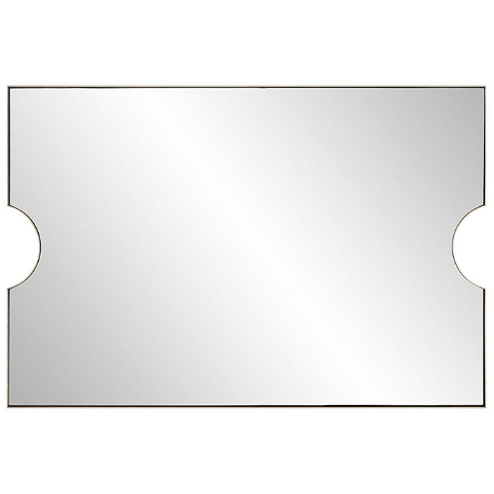 Uttermost 09933 Mirror, Metallic Gold Leaf