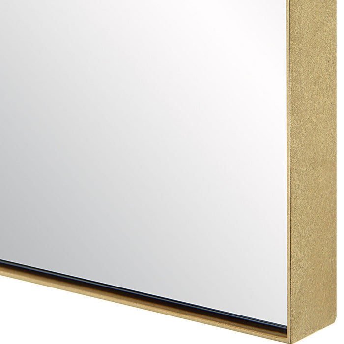 Uttermost 09933 Mirror, Metallic Gold Leaf