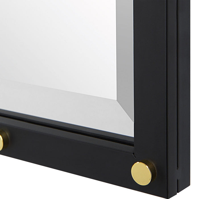 Uttermost 09935 Mirror, Matte Black