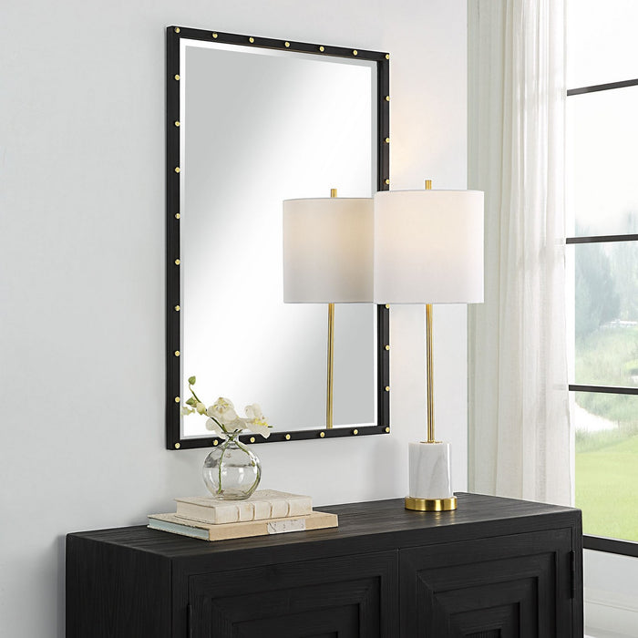 Uttermost 09935 Mirror, Matte Black