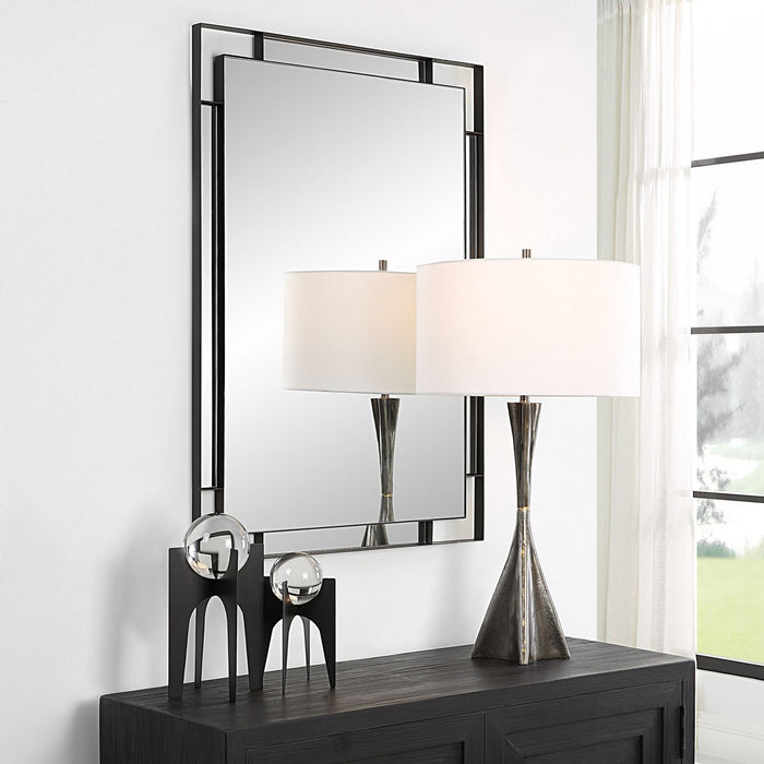 Uttermost 09938 Mirror, Matte Black