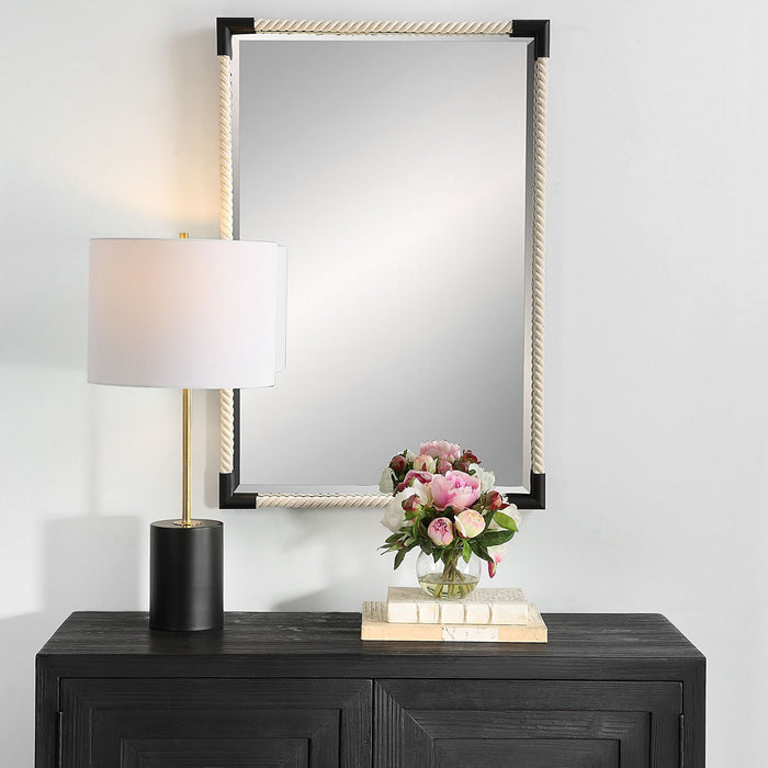 Uttermost 09942 Mirror, Matte Black
